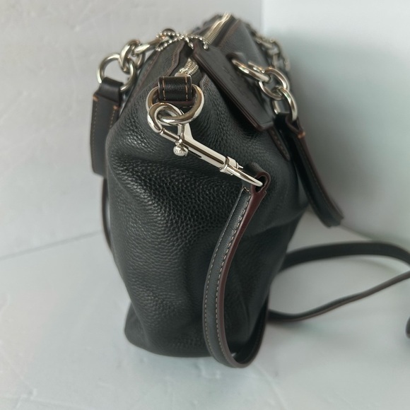 Coach NWOT Small Kelsey Satchel in Pebble Leather With Butterfly Aplique - Picture 5 of 7